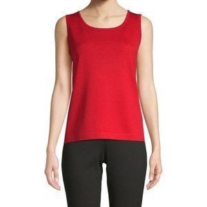 St. John Santana Knit Shell Top Sleeveless Medium Vintage